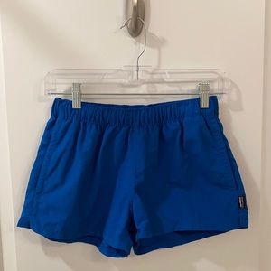 Patagonia blue 3 in. Barely Baggies, Small